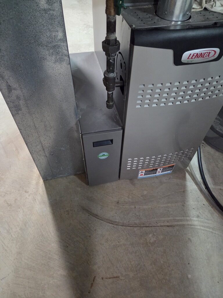 Residential HVAC system installed in a home in St. Louis, MO