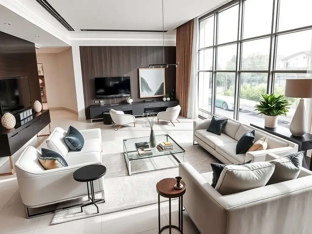 Finished residential living space showcasing home improvement and general contracting work in St. Louis, MO